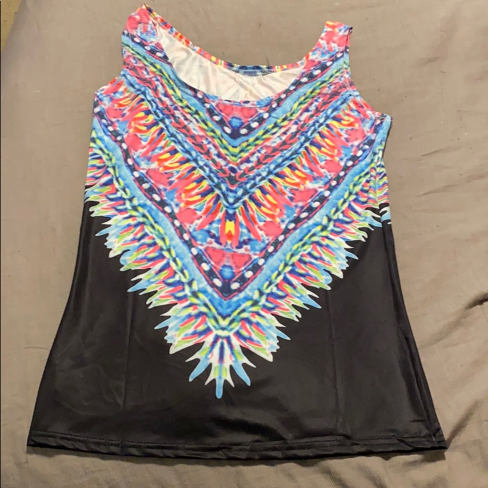 Patterned tank top